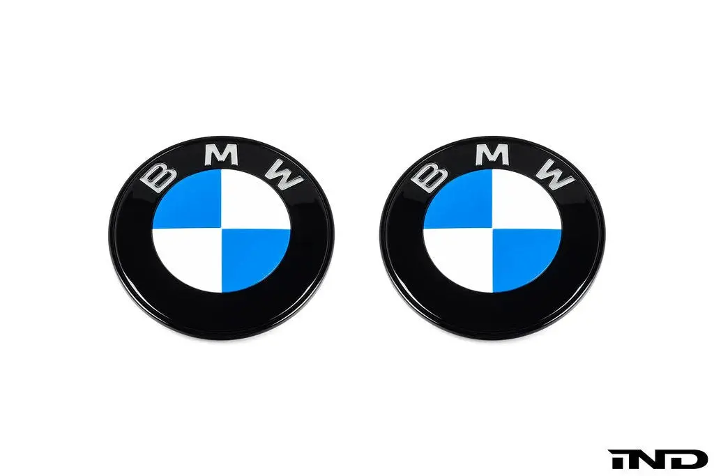 Ind Gloss Black Next Dark Bmw Roundel Set - Ix3 Na5 1