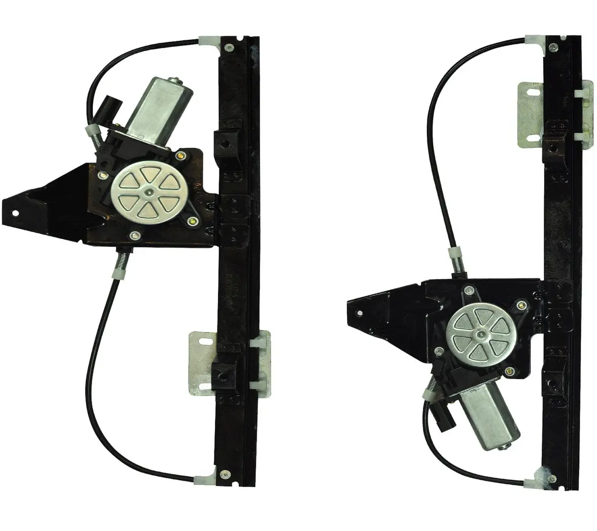 Rear Left & Right Passenger Electric Window Regulator Pair With Motor For Land Rover Freelander, 1