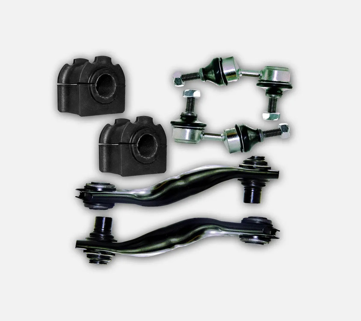 Rear Lower Control Arms, Drop-Links & Bushes Kit For Jaguar X-Type 1