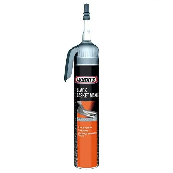 Wynns Gasket Maker Power Can Black 200Ml Rtv Silicone Oil Resistant Power Can 1