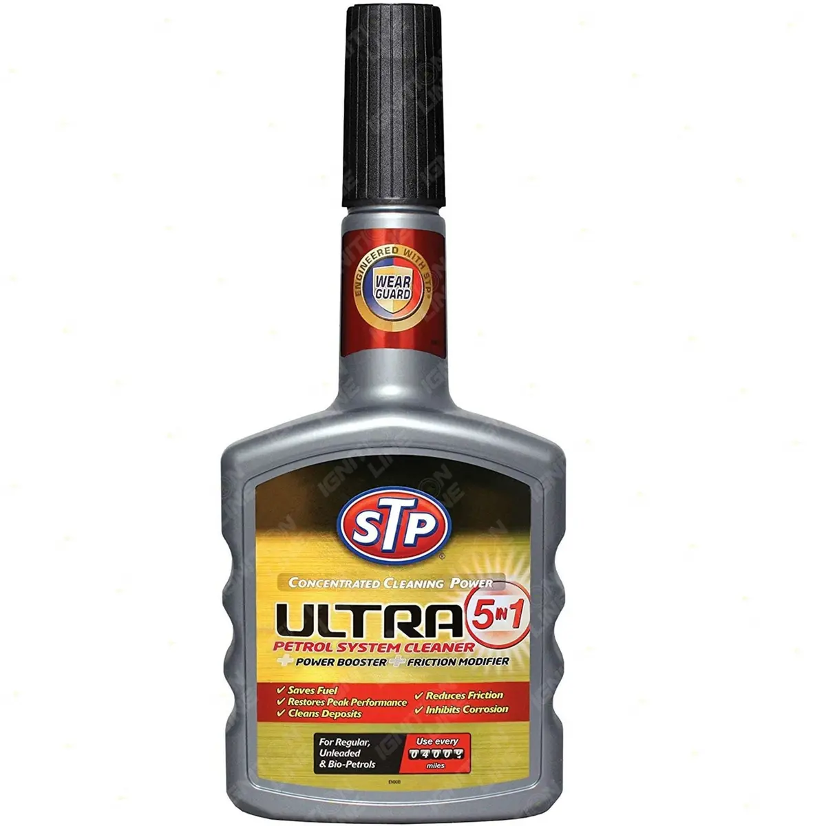 Stp Ultra 5In1 Petrol Injector Fuel System Cleaner Treatment Power Booster 400Ml 1