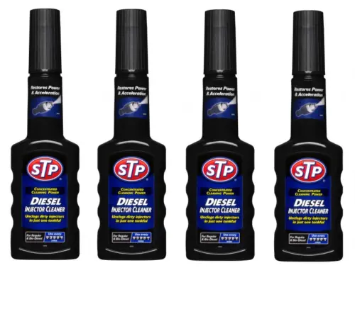 4 X Stp 200Ml Diesel Injector Cleaner Fuel System Cleaner Additive Restore Power 1
