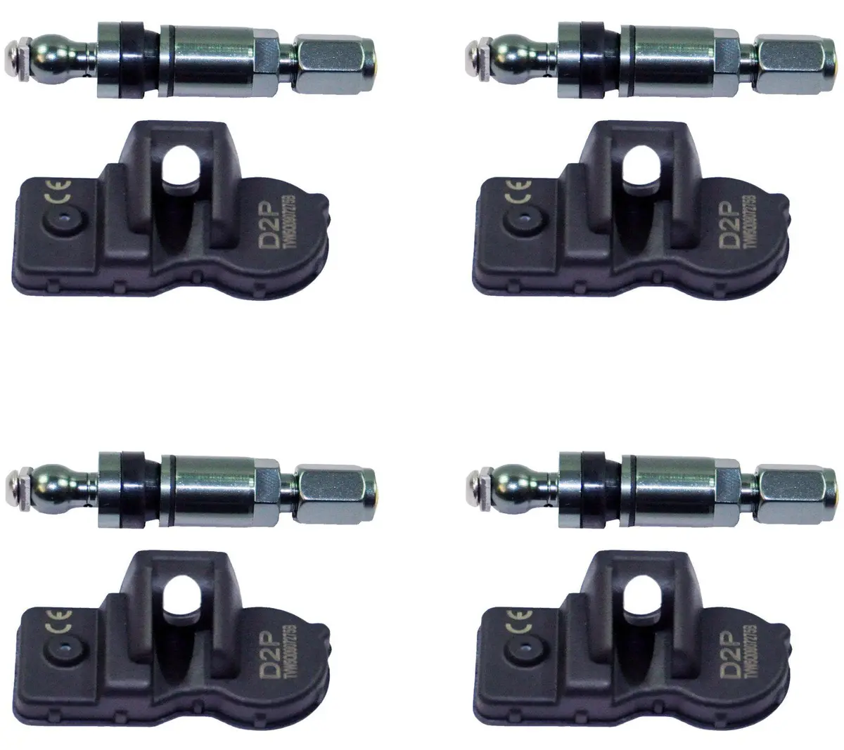 Set Of 4 Tyre Pressure Sensor Tpms Valve For Audi/Vw/Seat/Skoda/Bentley/Porsche 1