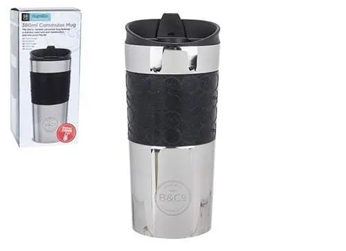 Summit B&Co Hamelin 380Ml Leak Proof Thermal Travel Drinking Mug Stainless Steel - Silver 1