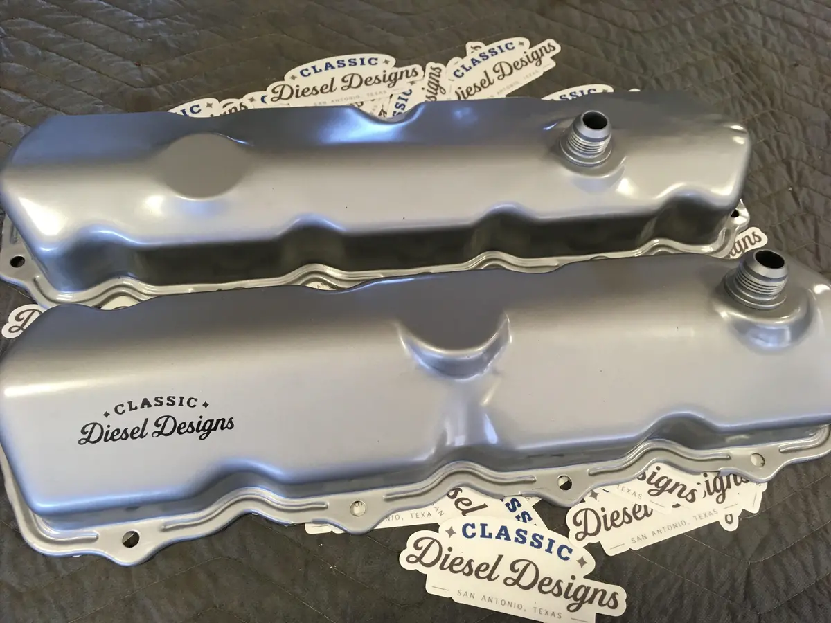 Idi Valve Cover With -12 An Breather Ports 1