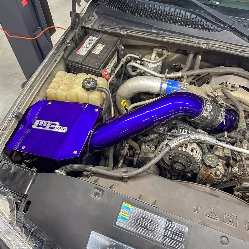 Wehrli Stage 2 4-Inch Cold Air Intake Kit – Semi-Gloss Black Finish For 2001–2004 Duramax Lb7 2