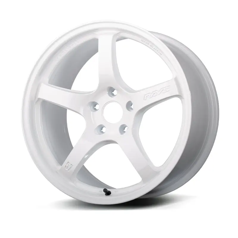 Gram Lights 57Cr Forged Alloy Wheel – 18X8.5 Inches, +45 Offset, 5X100 Pcd, Gloss White 1