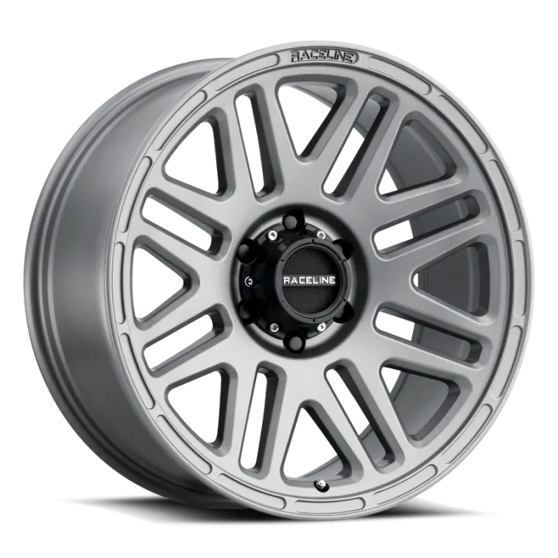 Raceline Outlander 16X8 Wheel – 5X114.3 Bolt Pattern, Zero Offset, 78.1Mm Center Bore, Greystone Finish 1