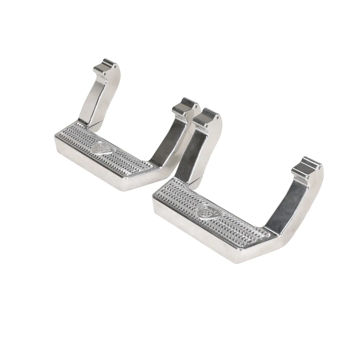 Carr Xm3 Polished Side Step Assist Kit – Pair, Model 113332, Light-Duty Application 1