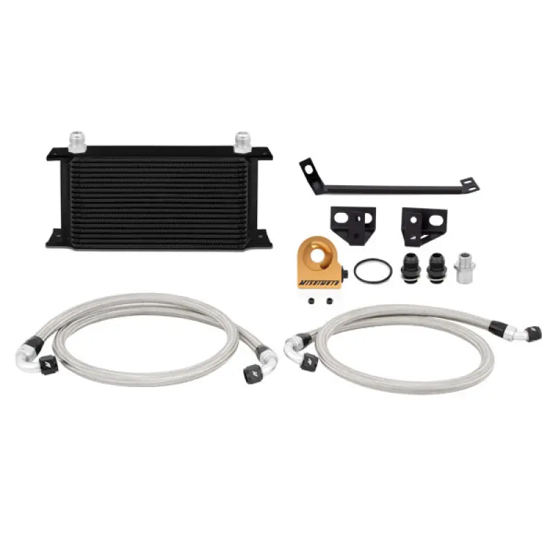 Mishimoto Black Thermostatic Oil Cooler Kit For 2015 Ford Mustang Ecoboost 1