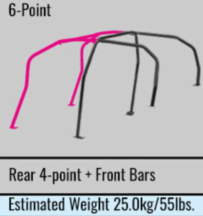 Cusco 08-13 Mitsubishi Evo 10 Cz4A Safety 21 Roll Cage 6 Point  4 Passengers (S/O / No Cancel) 1
