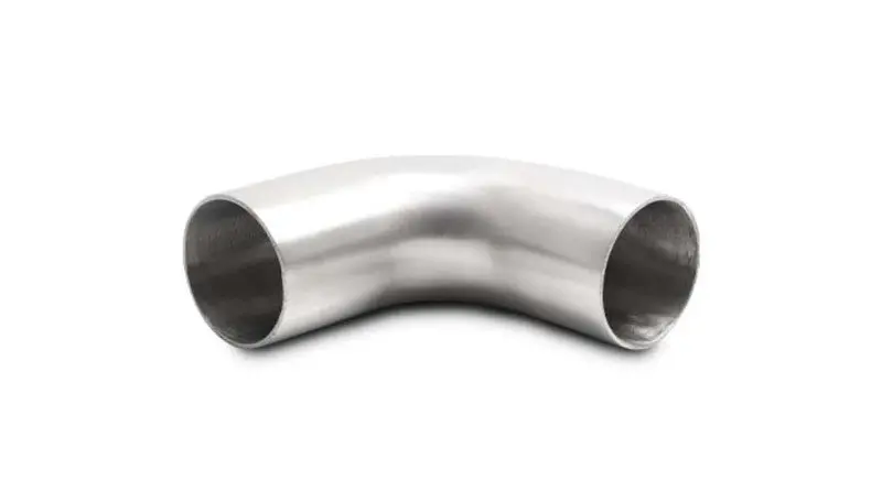Vibrant Performance 1.5 In Od Stainless Steel 90° Mandrel Bend – T304 Ss, 2.75 In Tangent, Extended Leg 1