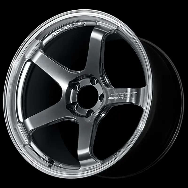 Advan Gt Beyond 18×8.5 Inch Wheel – 5×114.3 Bolt Pattern, +37Mm Offset & Bore, Hyper Platinum Black Finish 1