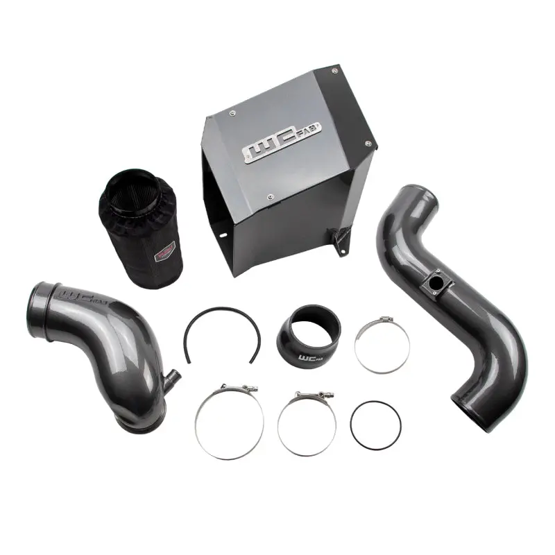 Wehrli 2004.5-2005 Lly Duramax 4In Intake Kit With Air Box Stage 2 Wcfab- Grey 1