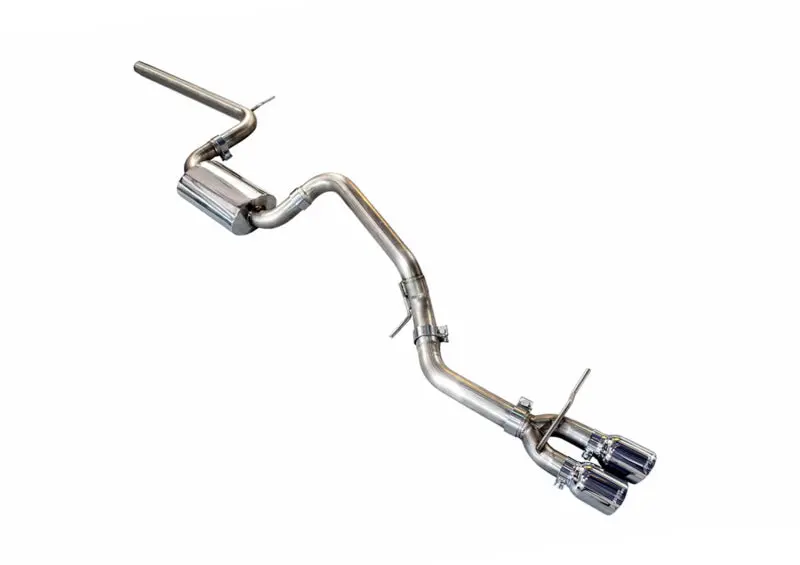 Awe Tuning Vw Mk7 Golf Sportwagen Touring Edition Exhaust W/Chrome Silver Tips (90Mm) 1