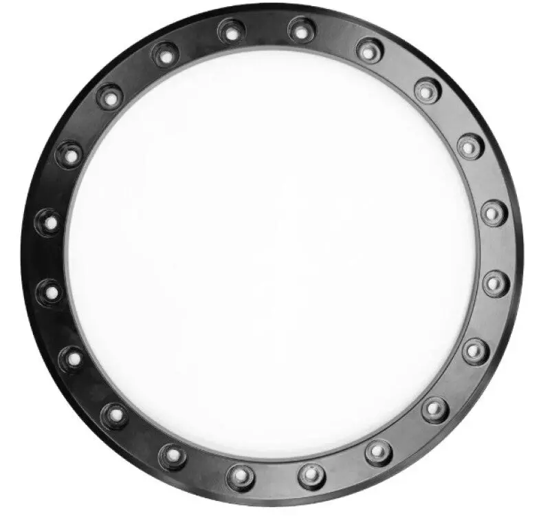 Raceline Ryno Beadlock Ring – 14-Inch, -14 Offset, 20-Spoke, 12Mm Bolt Pattern, Matte Black 1