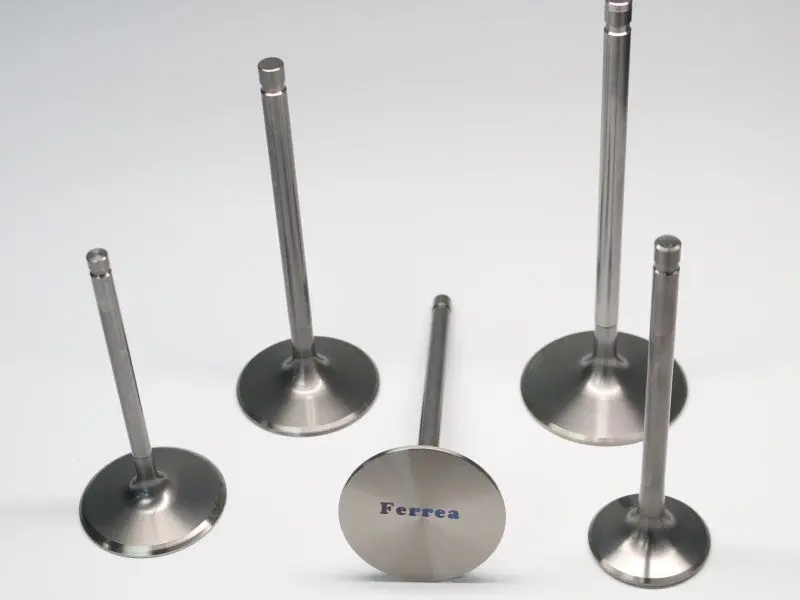 Ferrea Titanium Competition Intake Valves – 2.125" Diameter, 12° Stem Angle, +0.500" Length, Set Of 8 For Chevy/Chrysler/Ford Sb Engines 2