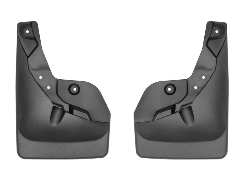 Weathertech No-Drill Front Mud Flaps For 2024–2025 Toyota Tacoma With Fender Flares – Black 1