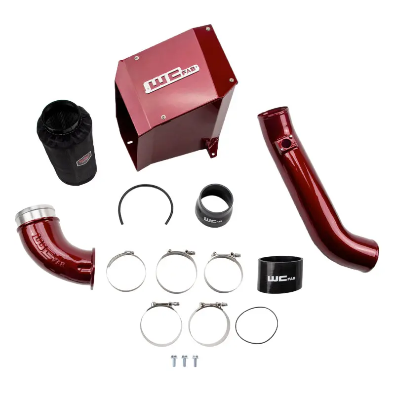 Wehrli Stage 2 4-Inch Cold Air Intake Kit – Semi-Gloss Black Finish For 2001–2004 Duramax Lb7 1