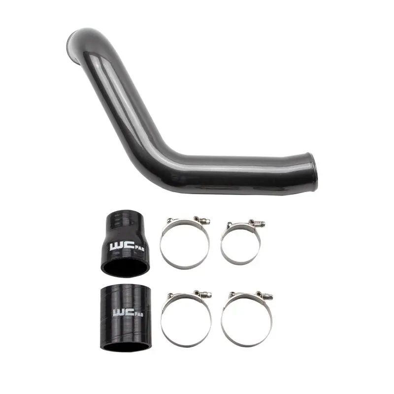 Wehrli Intercooler Pipe For 2004.5–2005 Chevrolet Lly Duramax – Passenger-Side 3" Diameter, Flat Black Coating 1