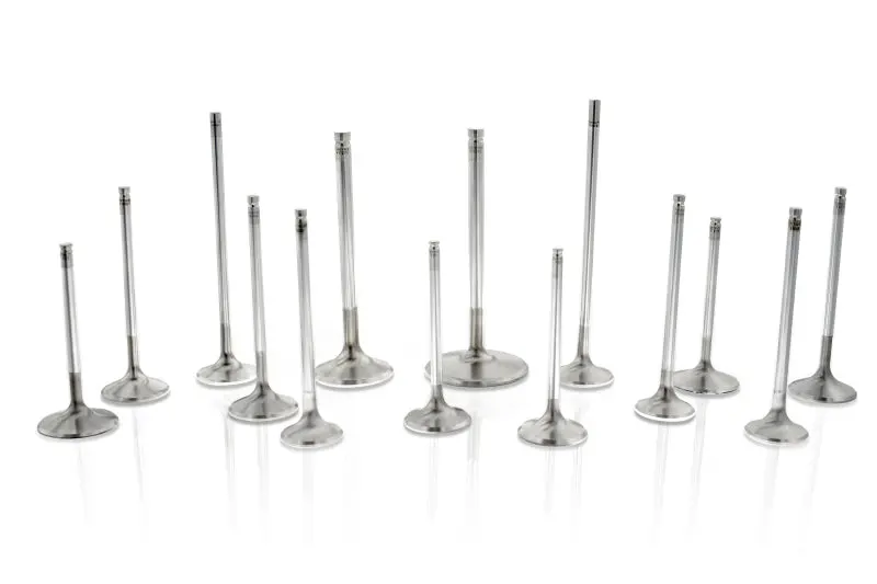 Ferrea S-Flo+ Exhaust Valves For Chevy Small Block – 1.625" Stem, 11/32" Diameter, 5.35" Length, 14° Angle (Set Of 8) 1