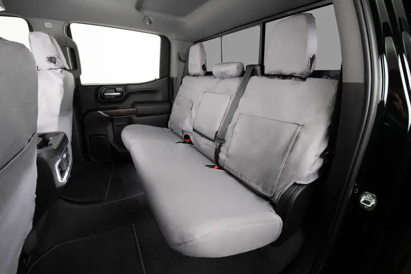Covercraft Polycotton Seatsaver Covers – Custom-Fit Front Row For 2001–2006 Chevrolet Silverado, Grey 1