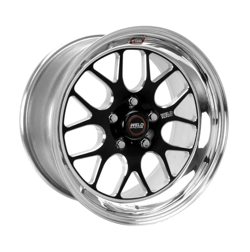 Weld S77 Forged Black Wheel – 17X12", 5X4.5", 5.8" Backspace, Medium Pad Finish 1
