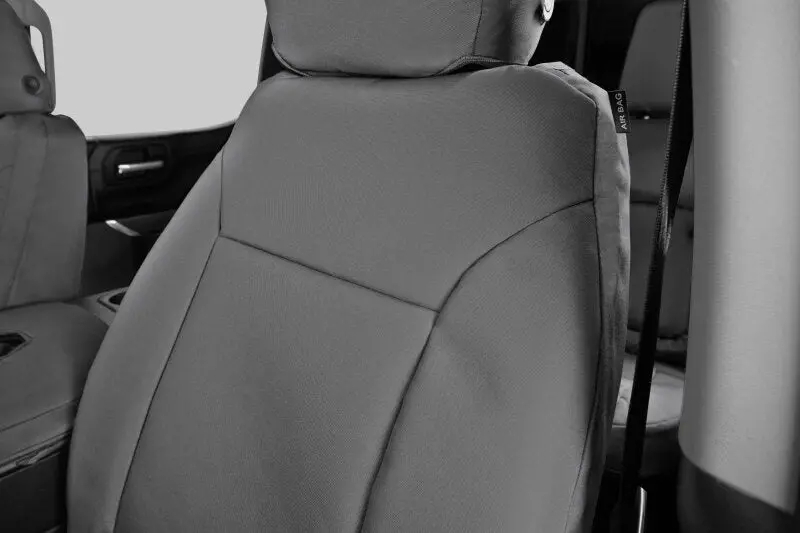 Covercraft Endura Precisionfit Front Row Seat Covers For 2015–2022 Chevrolet Colorado & Gmc Canyon – Silver/Silver 1