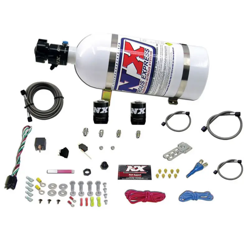 Nitrous Express Single-Nozzle Efi Nitrous System For Dodge Vehicles – 35–150 Hp With 10-Lb Bottle 1