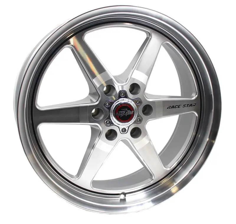 Race Star 93 Truck Star Alloy Wheel – 20X9 Inches, 6X135 Bolt Pattern, 6.00-Inch Backspace, Silver/Machined Finish 1