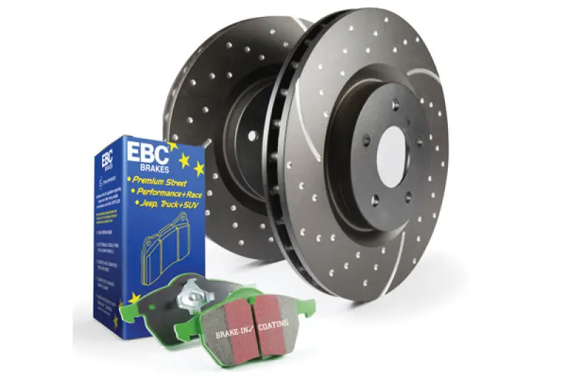Ebc Greenstuff S10 Brake Kit – Premium Ceramic Pads & Drilled/Slotted Gd Rotors 2