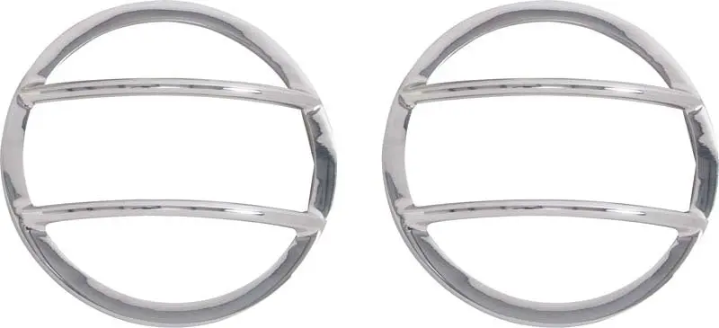Kentrol Polished Silver Fog Light Covers For 2007–2018 Jeep Wrangler Jk (Pair) 1
