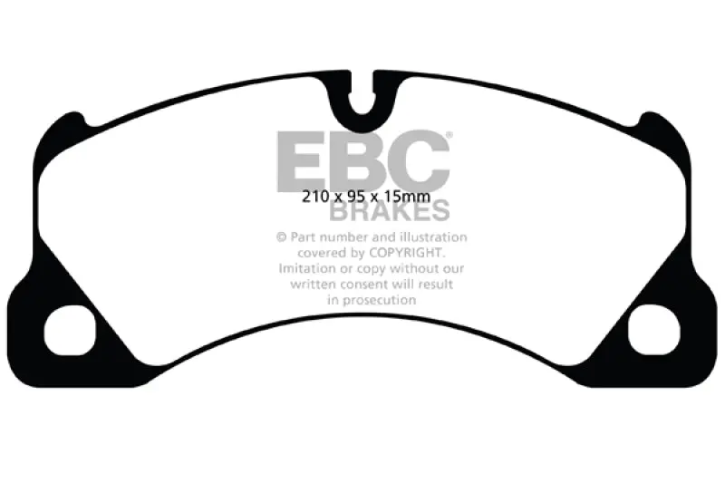 Ebc 10+ Porsche Cayenne 3.0 Supercharged Hybrid Extra Duty Front Brake Pads 1