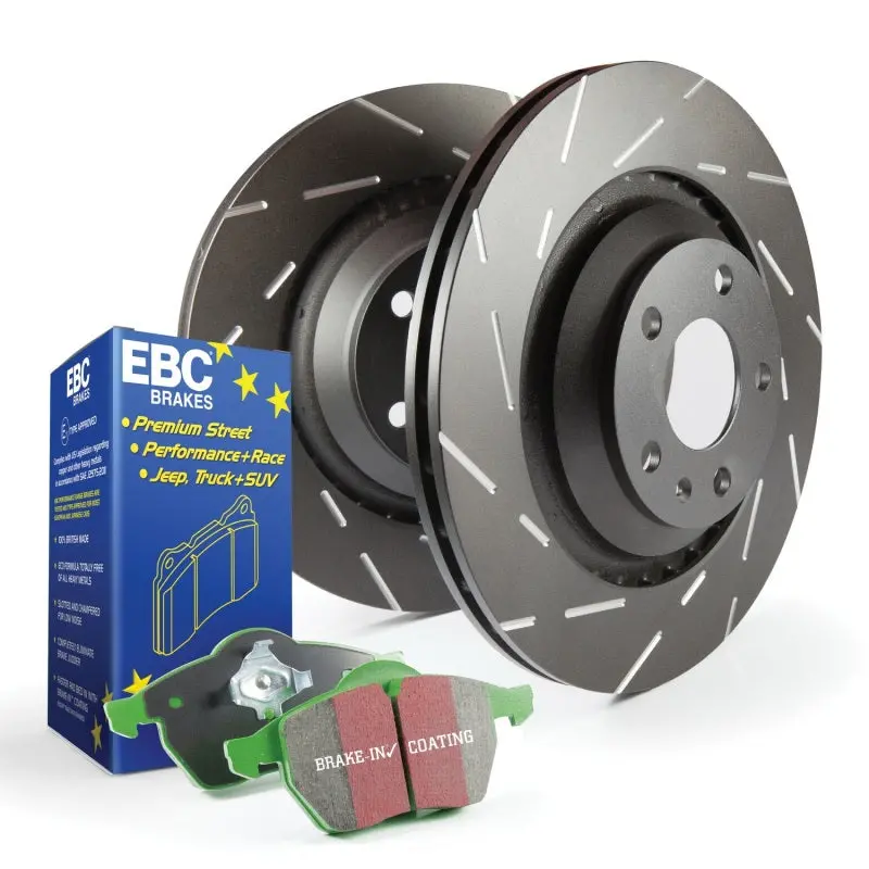 Ebc S2 Greenstuff Brake Pad & Usr Rotor Kit – High-Performance Street And Track Package 2