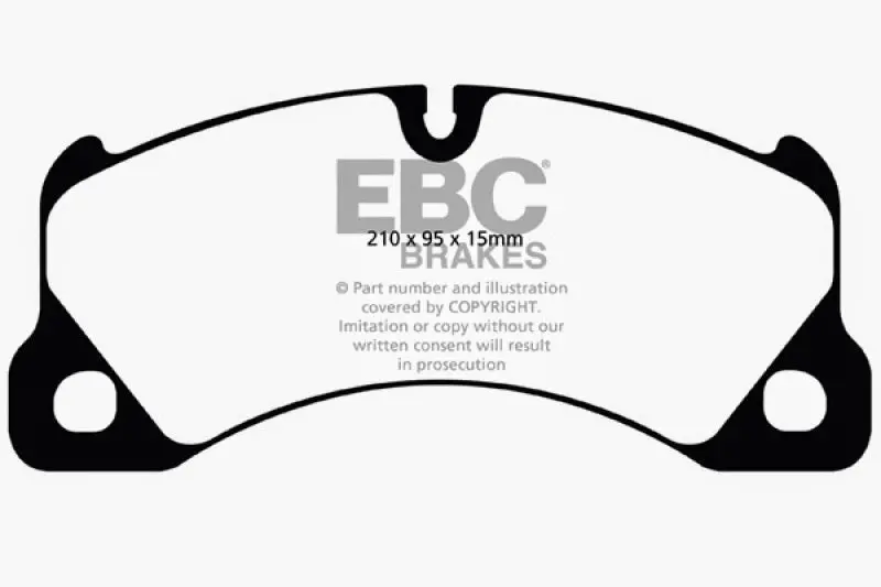 Ebc 10+ Porsche Cayenne 3.0 Supercharged Hybrid Extra Duty Front Brake Pads 2