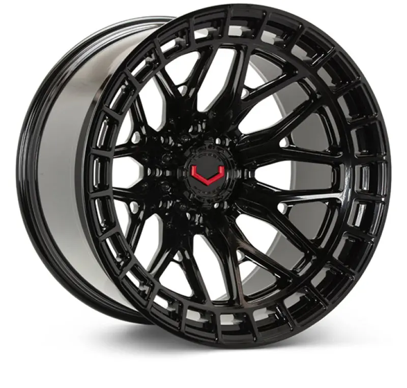 Vossen Lcx-02 Monoblock Wheel – 24X10 Inches, 6X135 Pcd, Et25 Offset, Gloss Black Finish 1