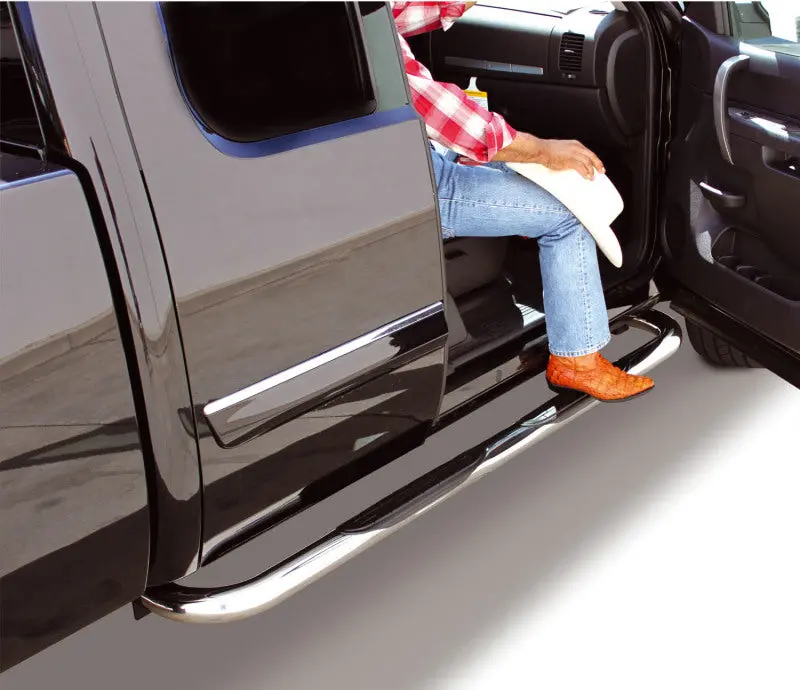 Go Rhino 4000 Series Cab-Length Side Steps – Chrome Finish For 2018–2020 Jeep Wrangler Jlu 1