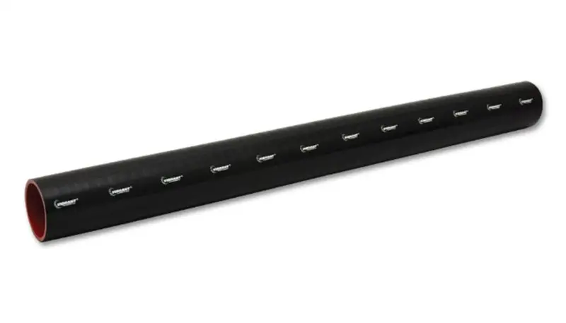 Vibrant 4 Ply Reinforced Silicone Straight Hose Coupling - 2In I.D. X 36In Long (Black) 1