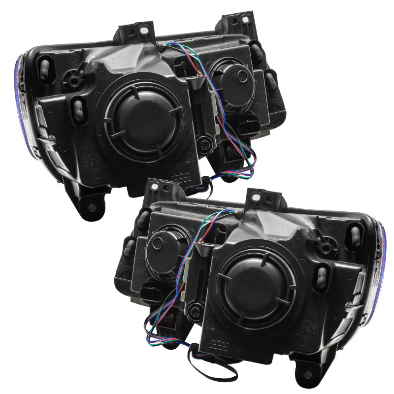Oracle Colorshift Drl Headlight Assembly For 2011–2014 Chrysler 300C – Smd, Black Housing, Non-Hid 2
