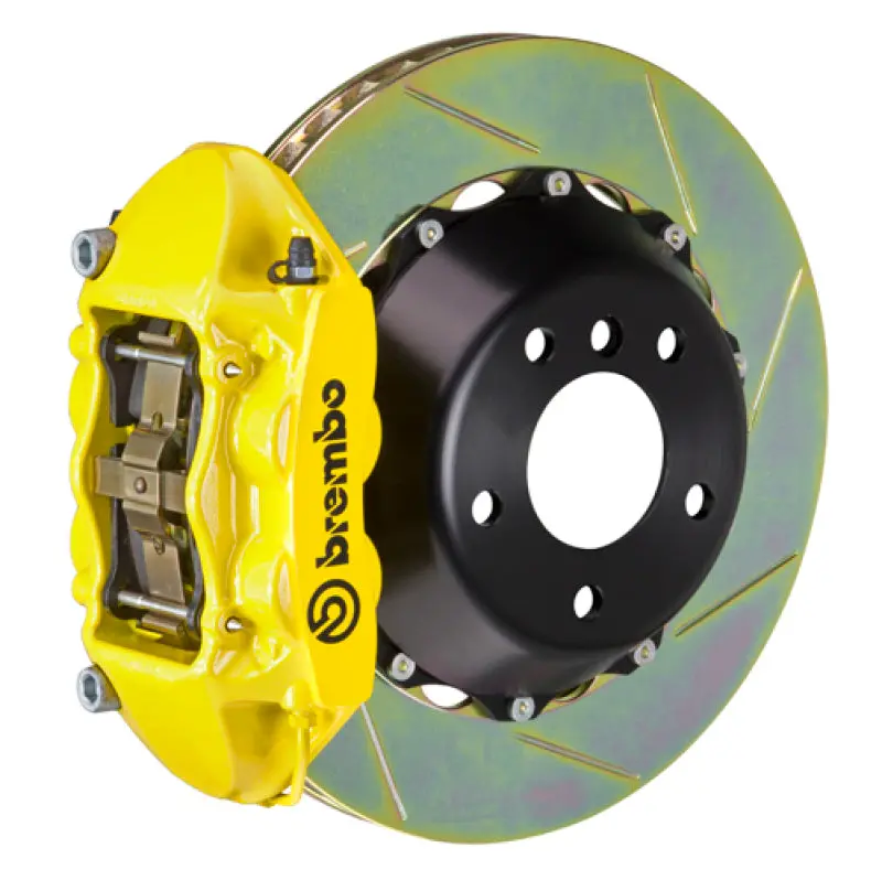 Brembo Gt Big Brake Kit – Rear 4-Piston Calipers With 380X28Mm Slotted Two-Piece Rotors For 2006–2008 Audi Rs4 1