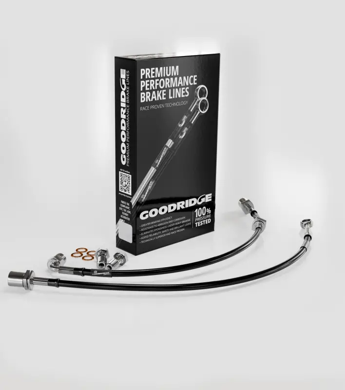 Goodridge Stainless Steel Front Brake Line Kit For 1996–2000 Honda Civic 1