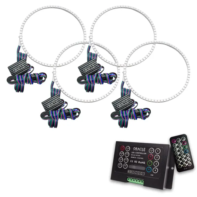 Oracle Halo Lighting Kit For 2004–2007 Chevrolet Malibu – Colorshift Rgb With 2.0 Controller & Warranty Included 2