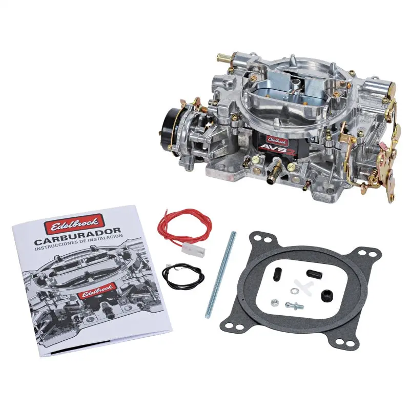 Edelbrock Thunder Series 4-Barrel Carburetor – 800 Cfm, Electric Choke, Satin Aluminum Finish 1