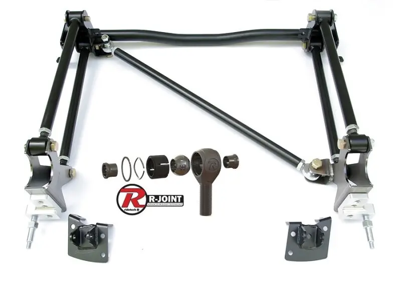 Ridetech Bolt-On 4-Link Suspension Kit – Double-Adjustable, Designed For 1955–1957 Chevy One-Piece Frame 1
