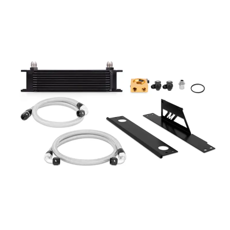 Mishimoto Thermostatic Oil Cooler Kit For 2002–2005 Subaru Wrx/Sti – Black Finish 1