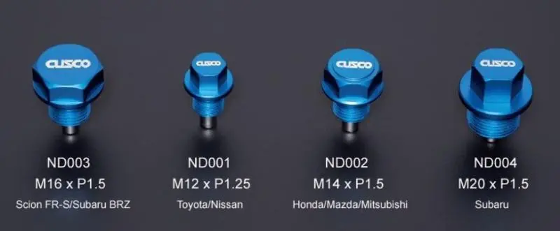 Cusco Neodymium Magnetic Oil Drain Plug For Subaru Vehicles 1