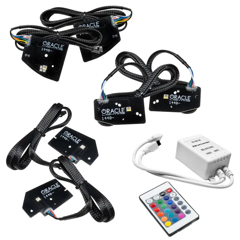 Oracle 19-21 Ram 1500 Headlight Drl Upgrade Kit Proj. Led - Colorshift Rgbw+A W/ Simple Controller 1