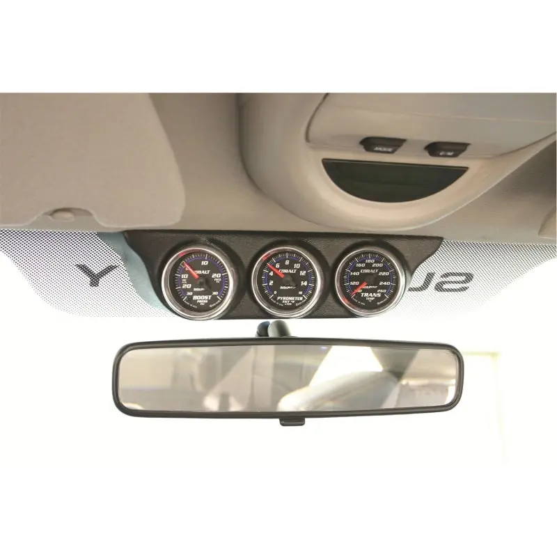 Autometer Triple-Gauge Overhead Console Pod For 1999–2007 Ford Super Duty & Dodge Ram Trucks 1