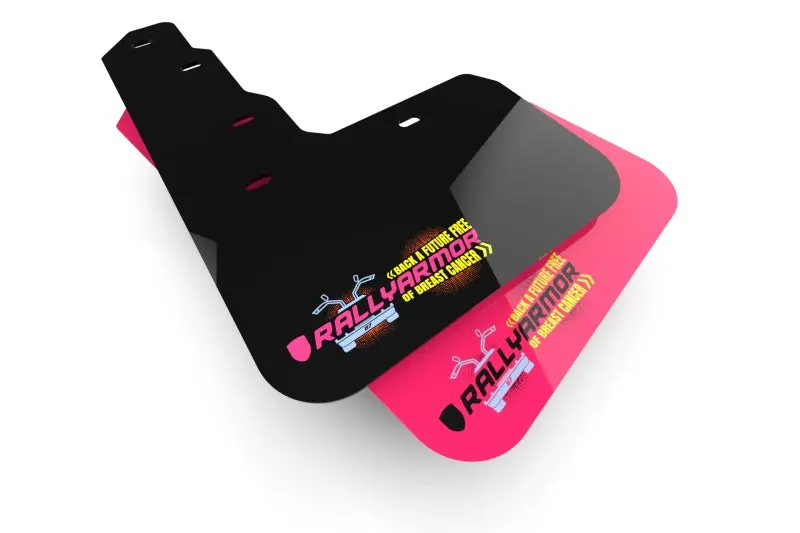 Rally Armor 22-24 Tesla Model X & X Plaid Pink Mud Flap Bce Logo 1