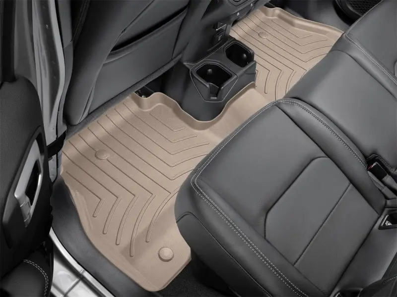 Weathertech Rear Floorliner For 2020+ Ford Explorer – High-Performance Tan Trim 1